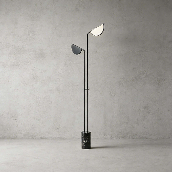 Tovira Floor Lamp - Contemporary Minimalist Leaf LED Living Room