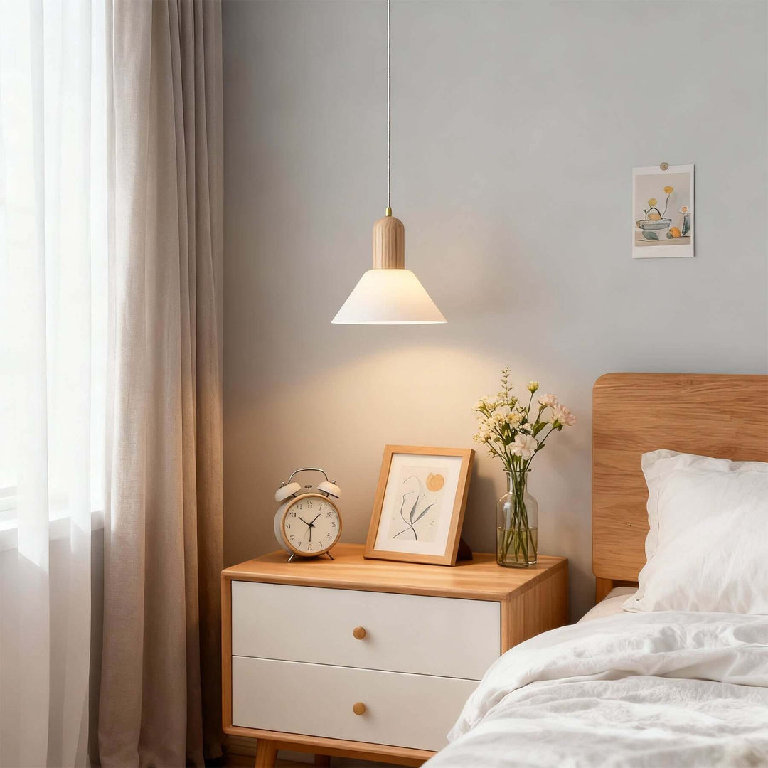 Tovixa Pendant Lamp – French Minimalist Glass Light