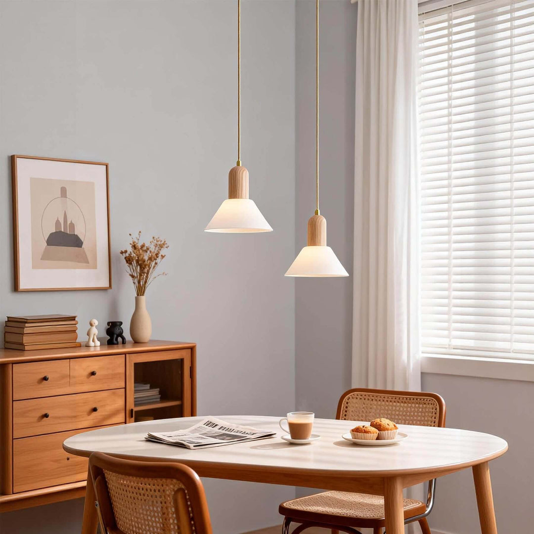 Tovixa Pendant Lamp – French Minimalist Glass Light