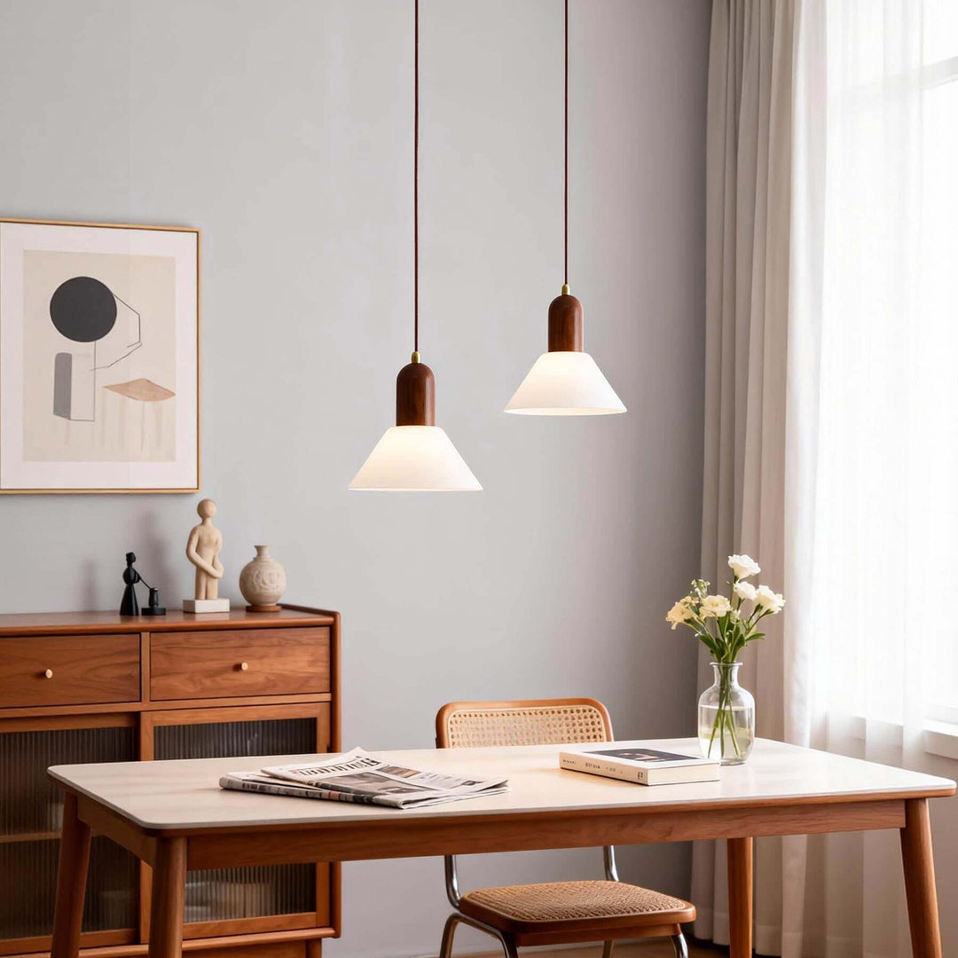 Tovixa Pendant Lamp – French Minimalist Glass Light