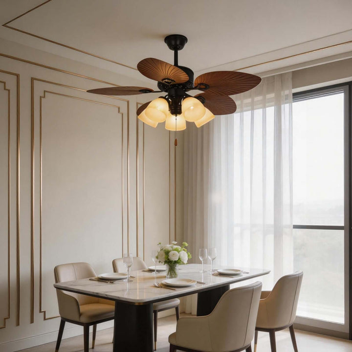Trinov Ceiling Fan Light A - American Retro Ceiling Fans