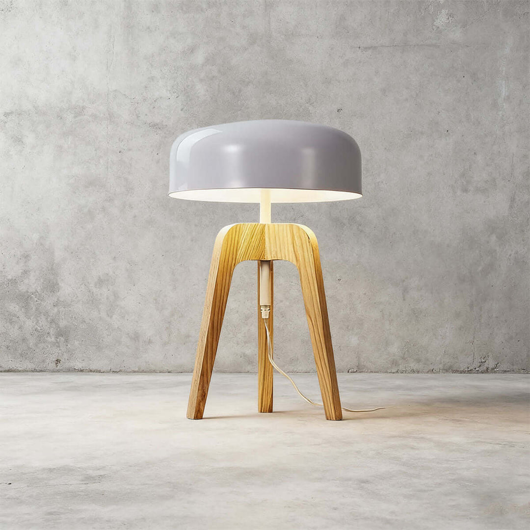 Rynae Table Lamp – Nordic Modern Solid Wood Study Light