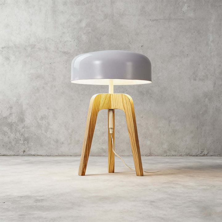 Rynae Table Lamp – Nordic Modern Solid Wood Study Light