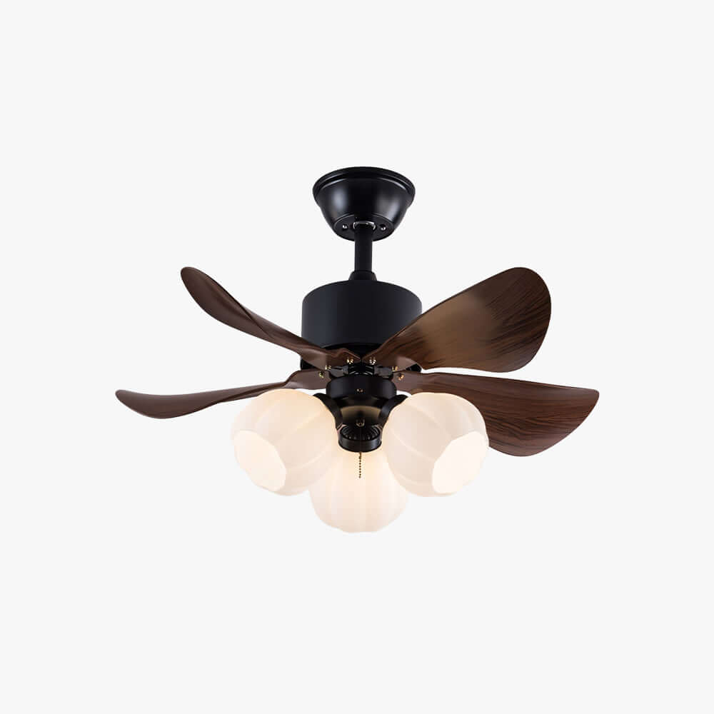 Tromic Ceiling Fan Light - Vintage ABS Living Room Light