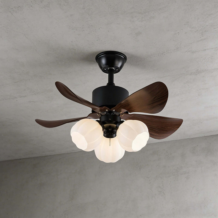 Tromic Ceiling Fan Light - Vintage ABS Living Room Light