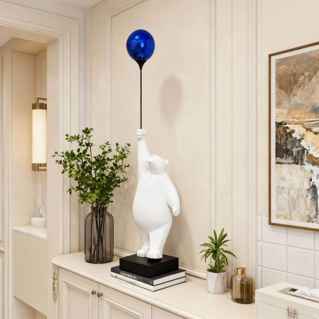 Tuvoro Balloon Bear Sculpture – Artistic Decorative Accent