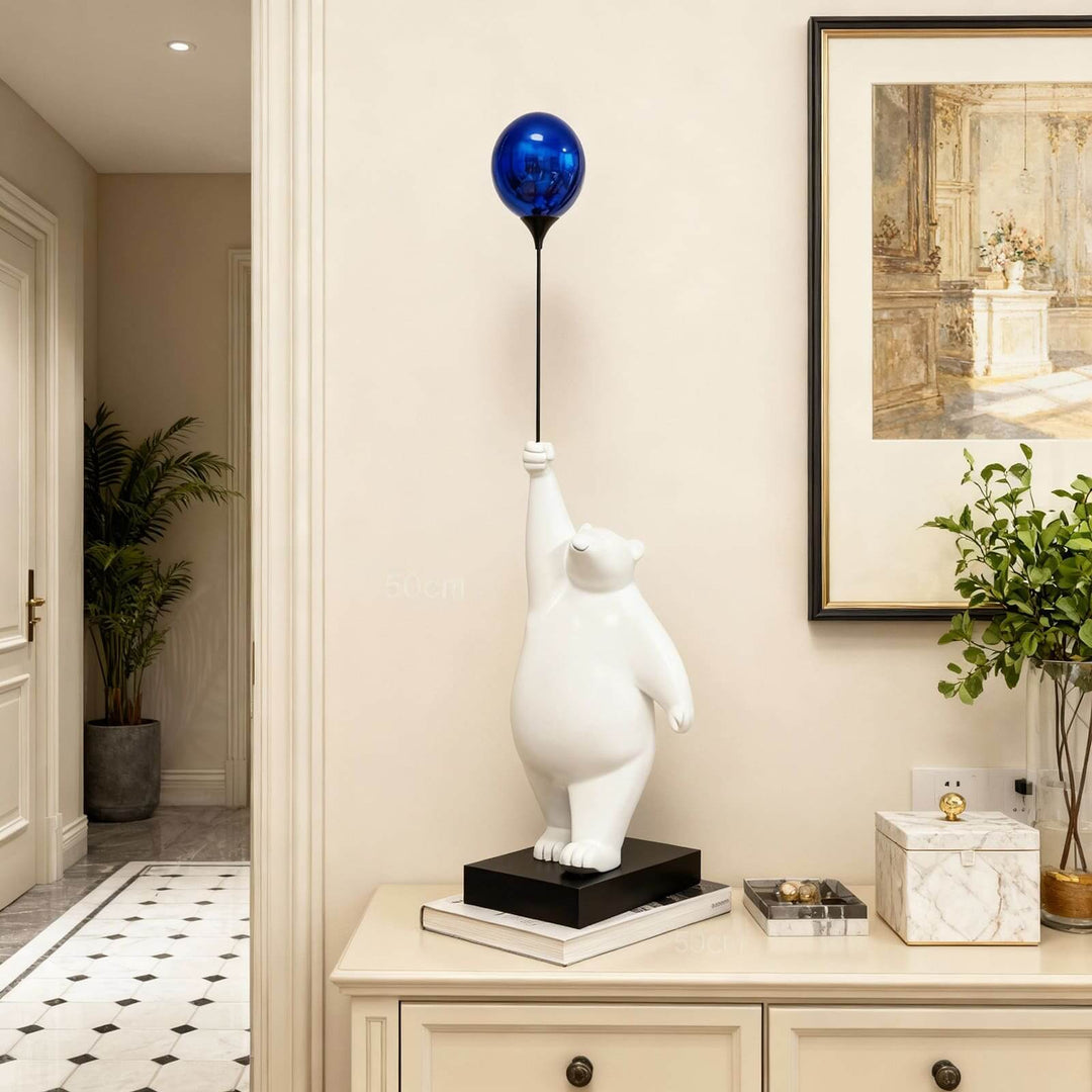 Tuvoro Balloon Bear Sculpture – Artistic Decorative Accent