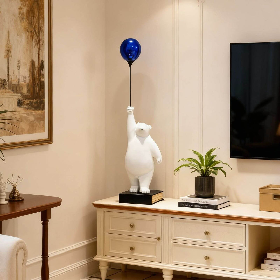 Tuvoro Balloon Bear Sculpture – Artistic Decorative Accent