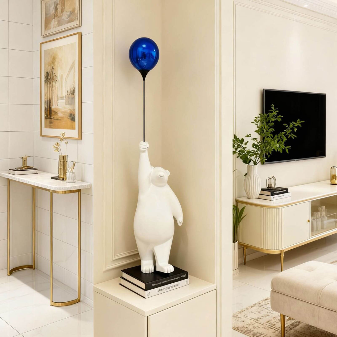 Tuvoro Balloon Bear Sculpture – Artistic Decorative Accent