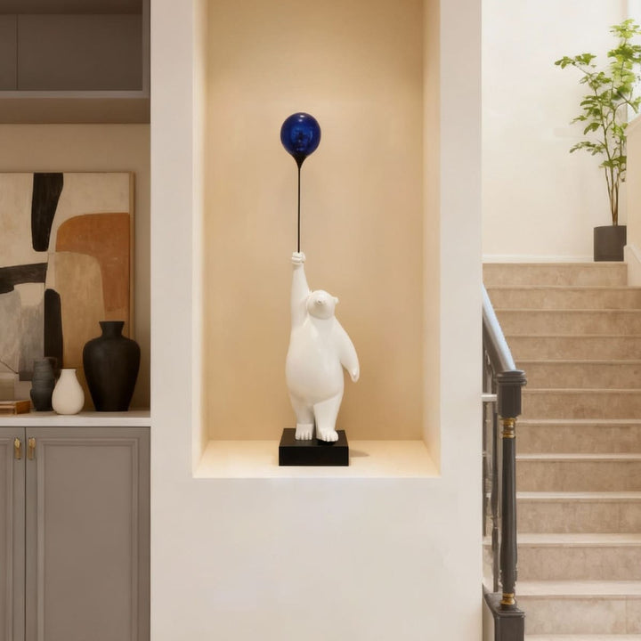 Tuvoro Balloon Bear Sculpture – Artistic Decorative Accent