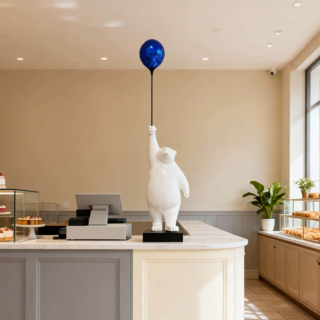 Tuvoro Balloon Bear Sculpture – Artistic Decorative Accent
