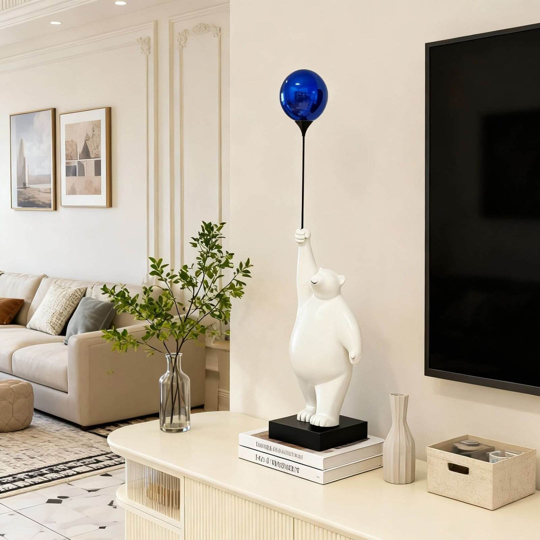 Tuvoro Balloon Bear Sculpture – Artistic Decorative Accent