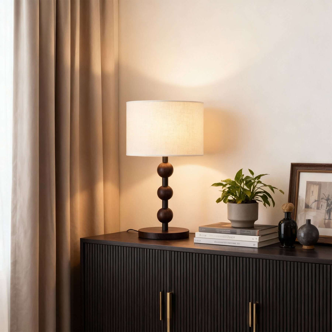 Ureno Table Lamp – American Minimalist Handmade Fabric Lamp