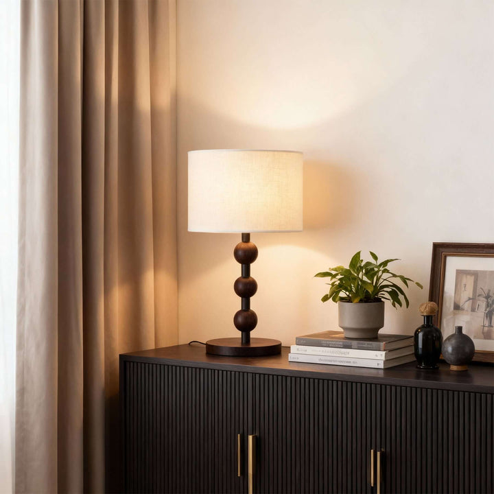 Ureno Table Lamp – American Minimalist Handmade Fabric Lamp