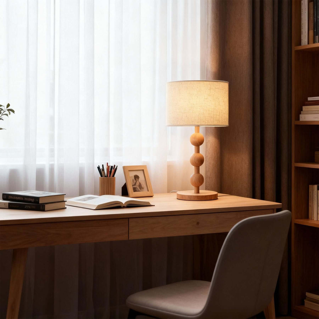 Ureno Table Lamp – American Minimalist Handmade Fabric Lamp