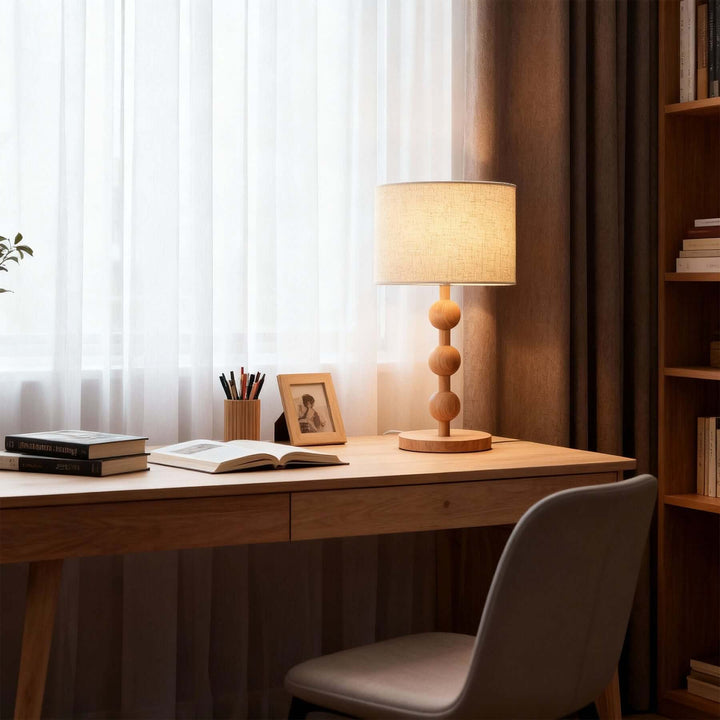 Ureno Table Lamp – American Minimalist Handmade Fabric Lamp