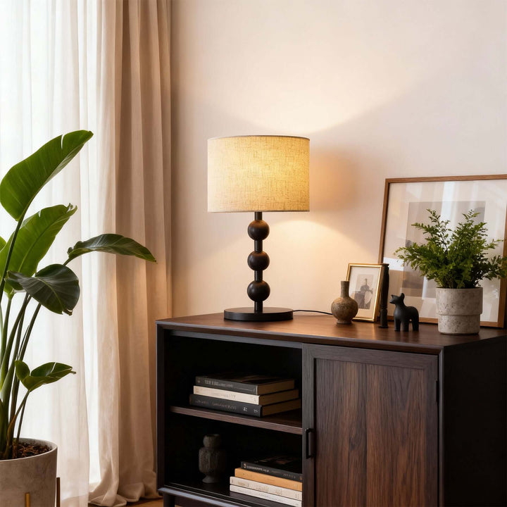 Ureno Table Lamp – American Minimalist Handmade Fabric Lamp