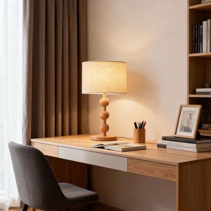 Ureno Table Lamp – American Minimalist Handmade Fabric Lamp