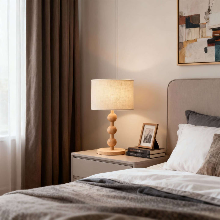 Ureno Table Lamp – American Minimalist Handmade Fabric Lamp