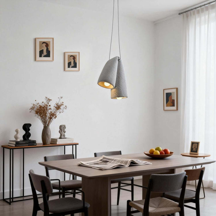 Vekol Pendant Light – Minimalist Resin Dining Table Lamp