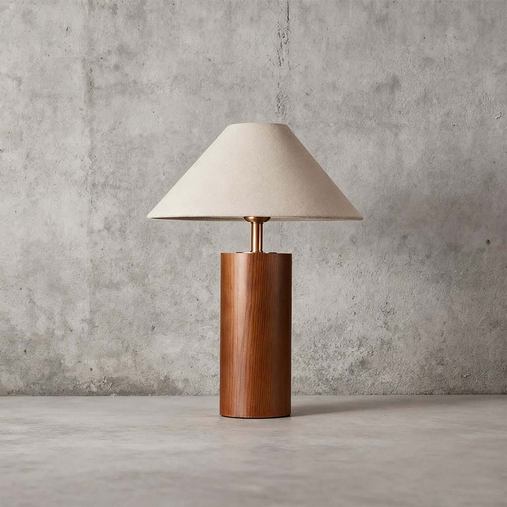 Velno Table Lamp – Vintage Table Lamp Handwoven Fabric