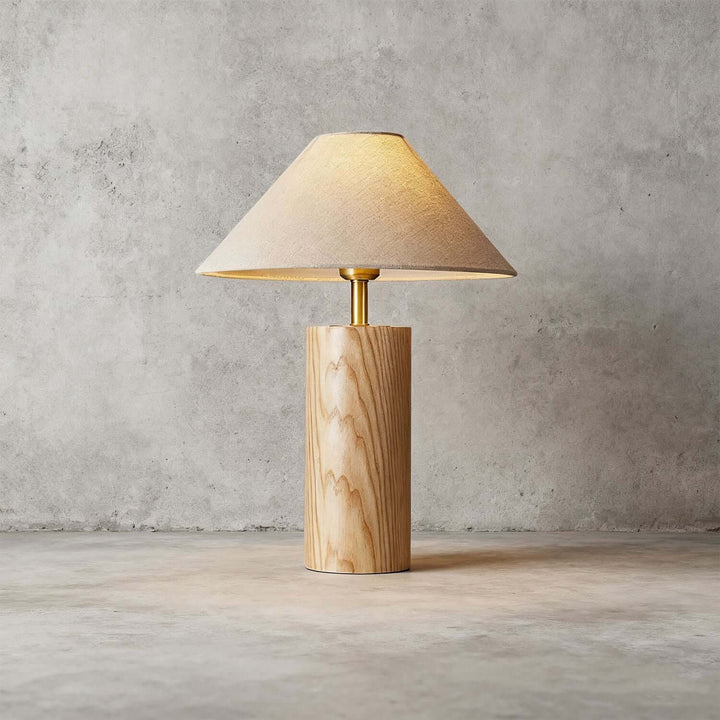 Velno Table Lamp – Vintage Table Lamp Handwoven Fabric