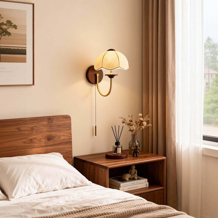 Vilano Wall Light – Classic Vintage French Fabric Sconce