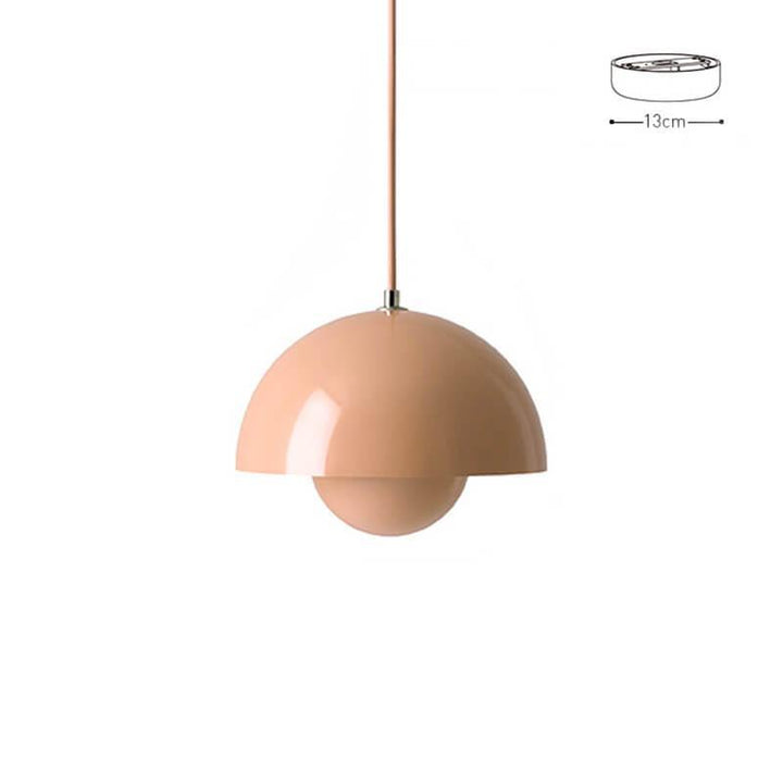 Flesh pink Flowerpot pendant lamp shown as a product card.