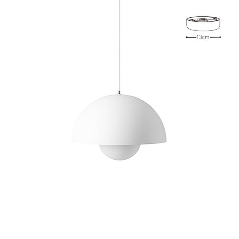 Matte white Flowerpot pendant lamp shown as a product card.