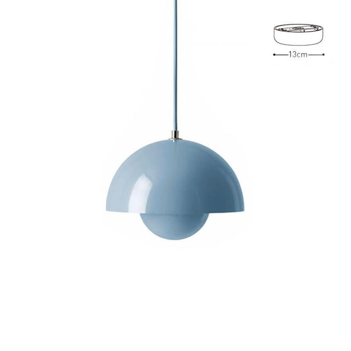 Sky blue Flowerpot pendant lamp shown as a product card.