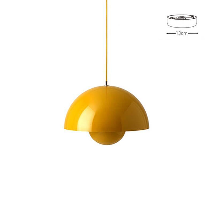Yellow Flowerpot pendant lamp shown as a product card.