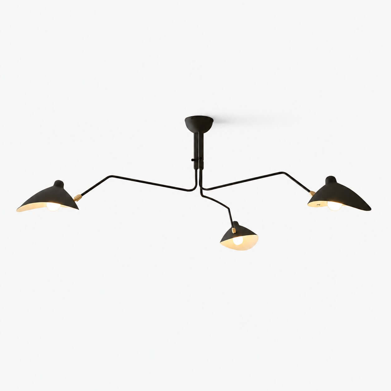 Veyra Ceiling Light | Mid Century Semi Flush Mount | Vinlighting