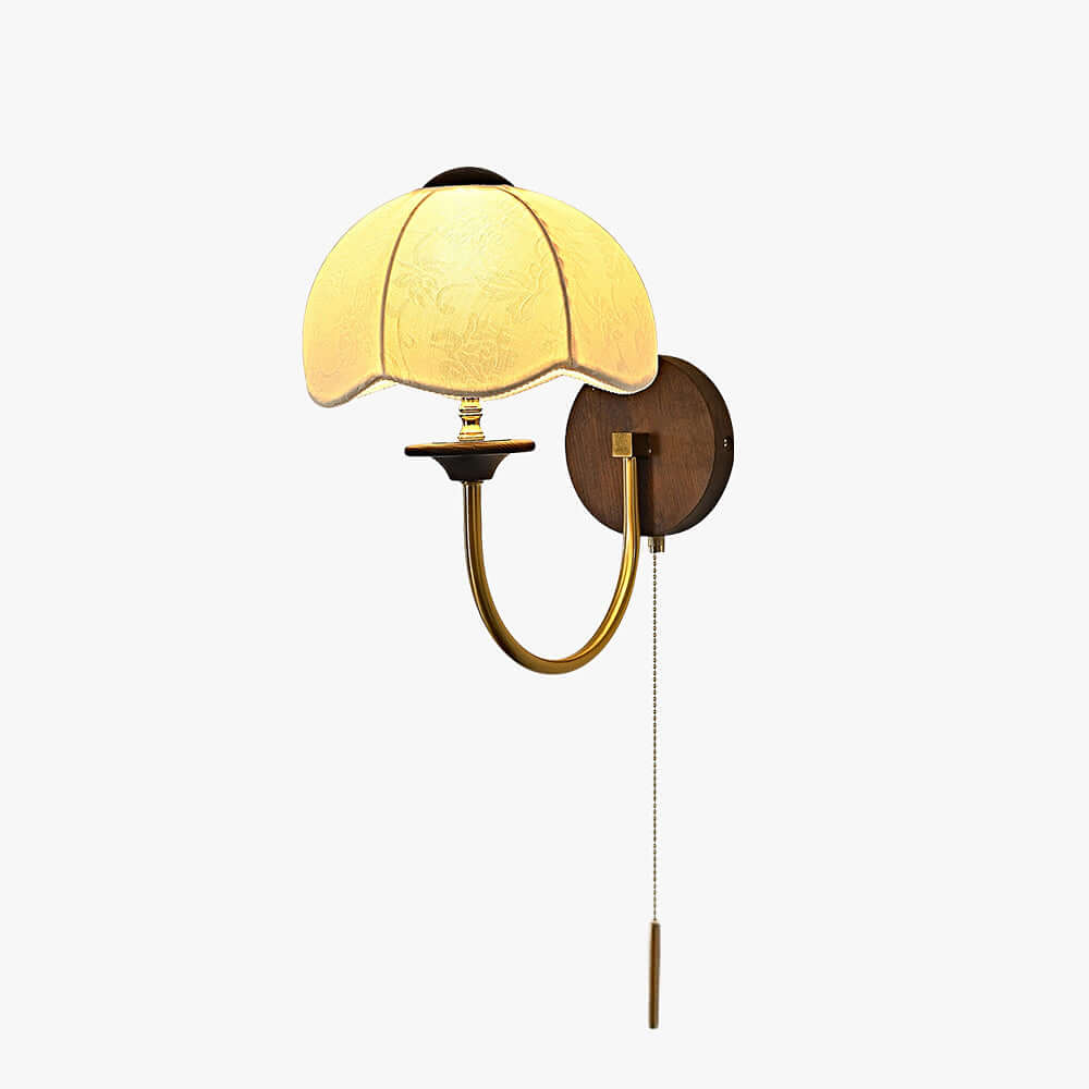 Vilano Wall Light – Classic Vintage French Fabric Sconce