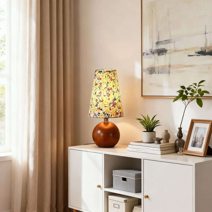Voremi Table Lamp – Vintage Fabric Reading Table Lamp
