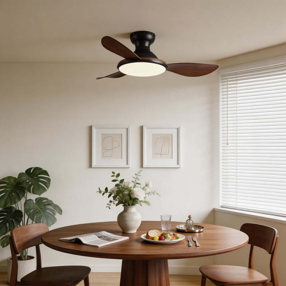 Vrenth Ceiling Fan Light - Stylish ABS Dining Room Light
