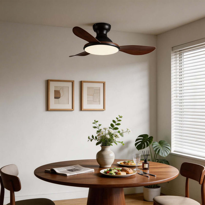 Vrenth Ceiling Fan Light - Stylish ABS Dining Room Light