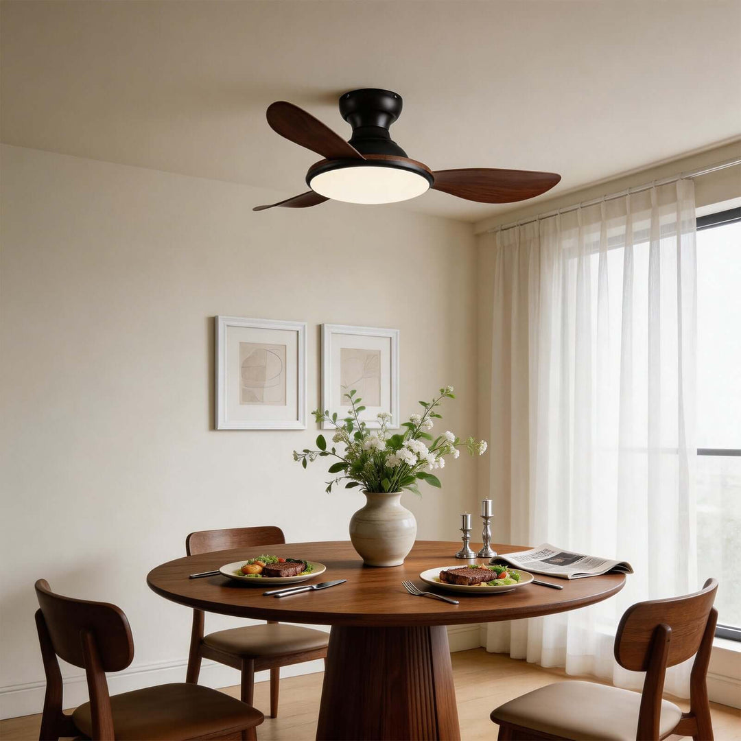 Vrenth Ceiling Fan Light - Stylish ABS Dining Room Light