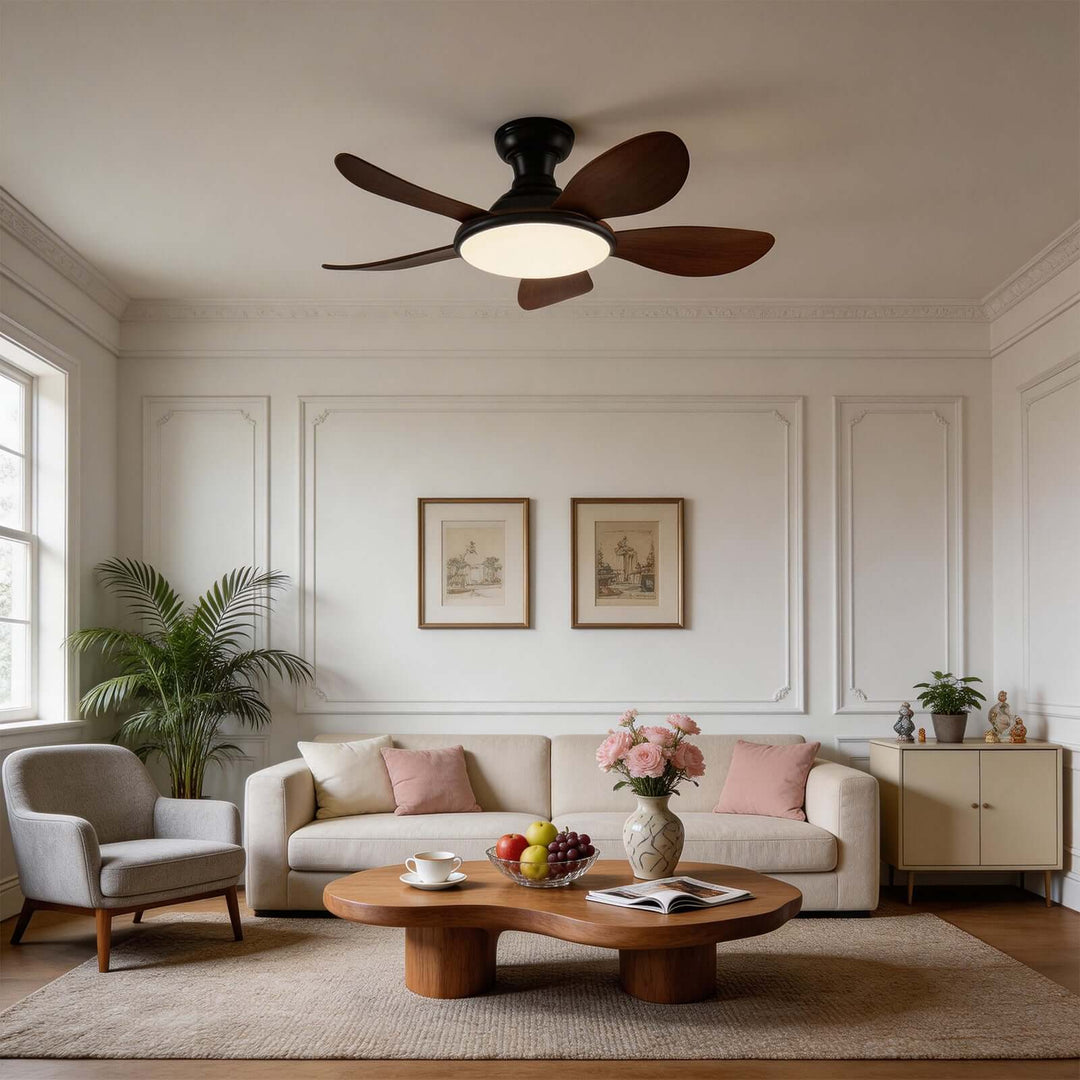 Vrenth Ceiling Fan Light - Stylish ABS Dining Room Light