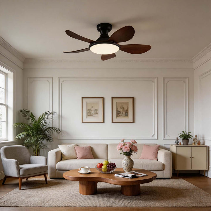 Vrenth Ceiling Fan Light - Stylish ABS Dining Room Light