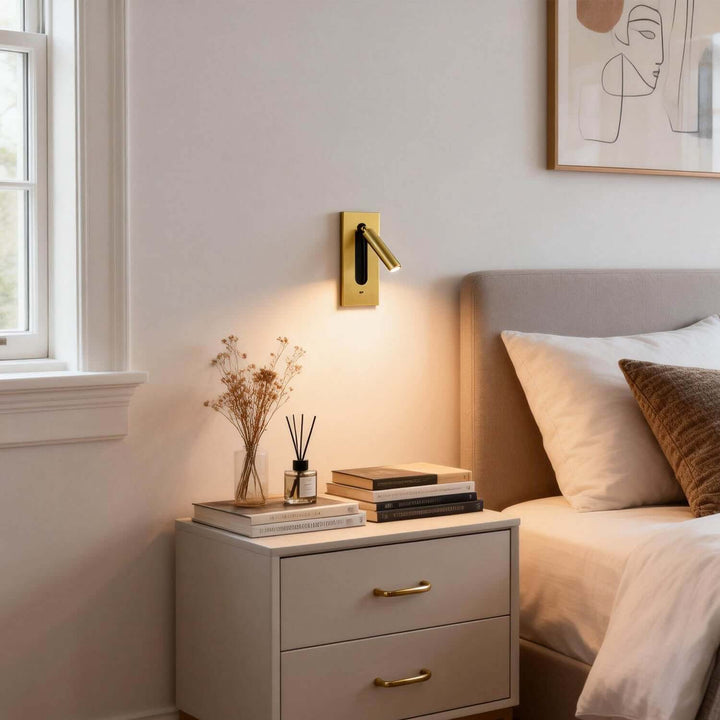 Vylor Wall Light – Modern Minimalist LED Bedside Reading Lamp