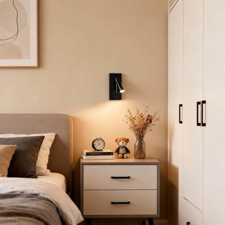 Vylor Wall Light – Modern Minimalist LED Bedside Reading Lamp