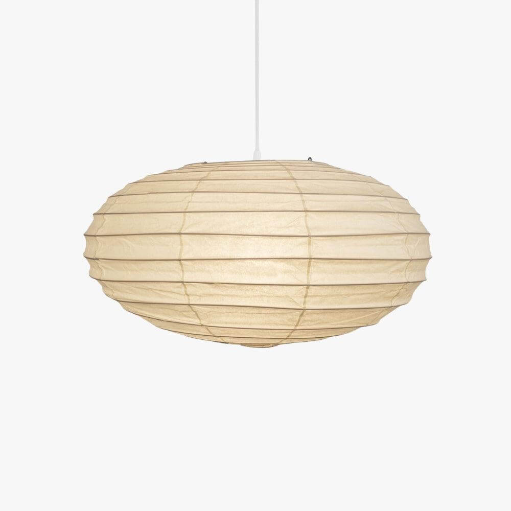 Washi paper EN series pendant light shown from the front on a white background.