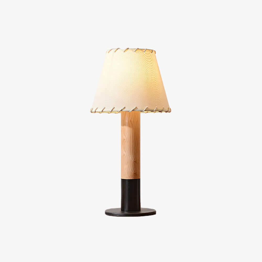 Wenor Table Lamp – American Retro Fabric Bedside Lamp
