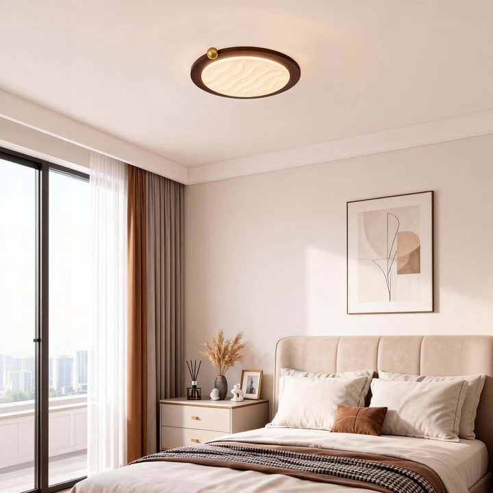 Wevre Round Ceiling Light – Nordic Vintage Acrylic Fixture
