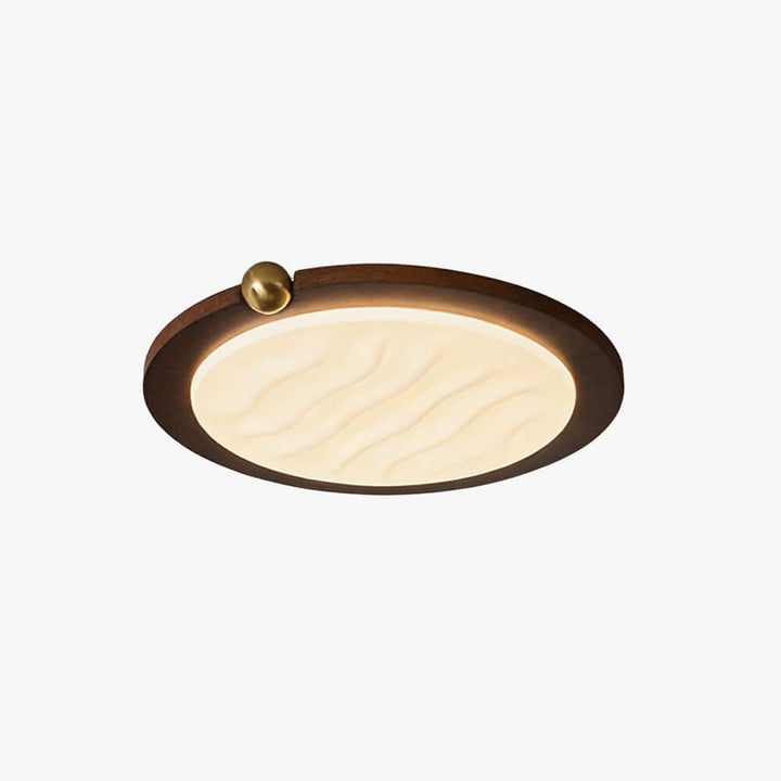 Wevre Round Ceiling Light – Nordic Vintage Acrylic Fixture