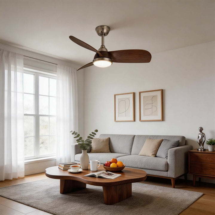 Wexil Ceiling Fan Light - Scandi Minimalist ABS Light