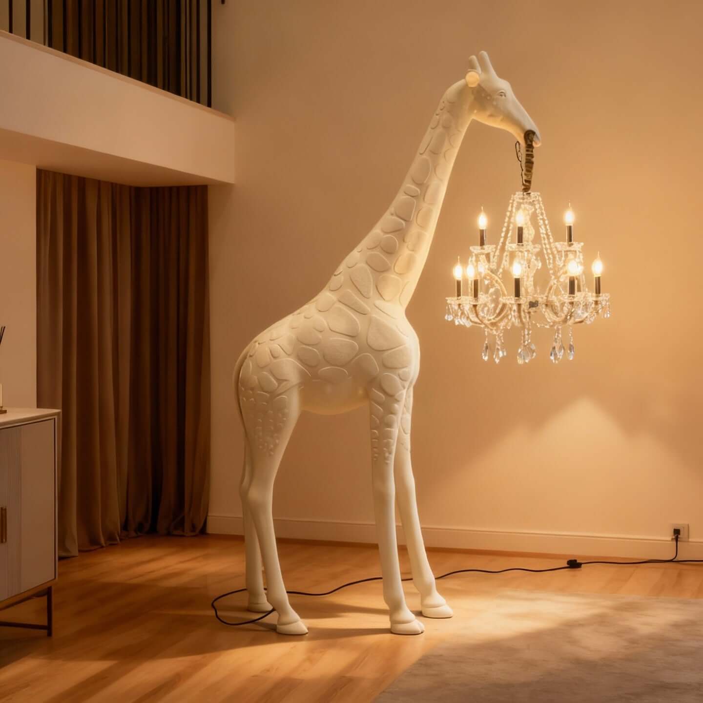 Nuvexa Giraffe Floor Lamp – Creative Resin High Floor Lamp