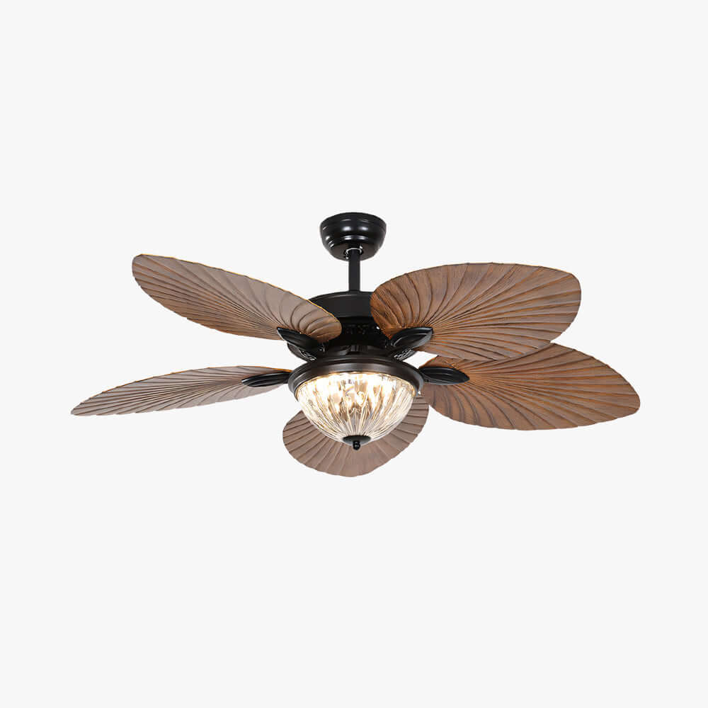 Xalcor Ceiling Fan Light | French Style Glass Light