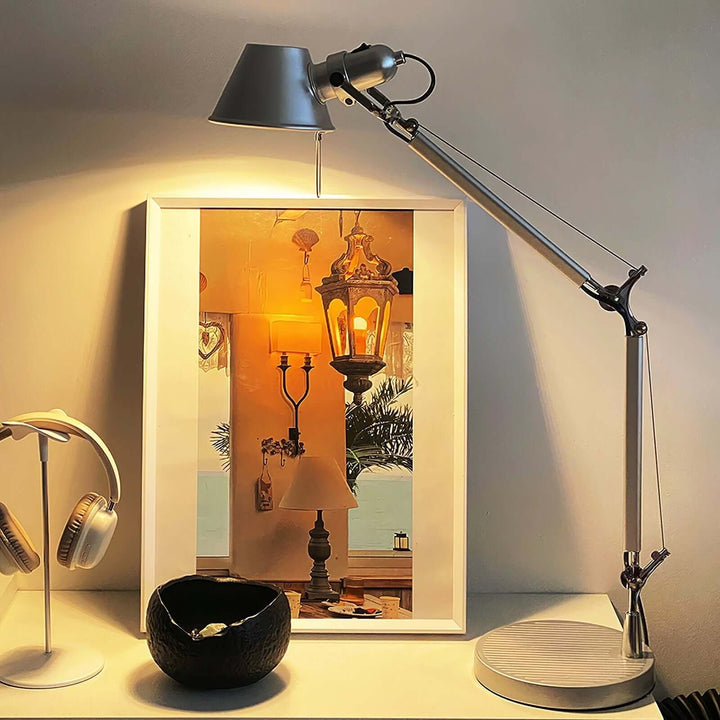 Xirula Table Lamp | Modern Industrial Style Swing Arm Reading Lamp