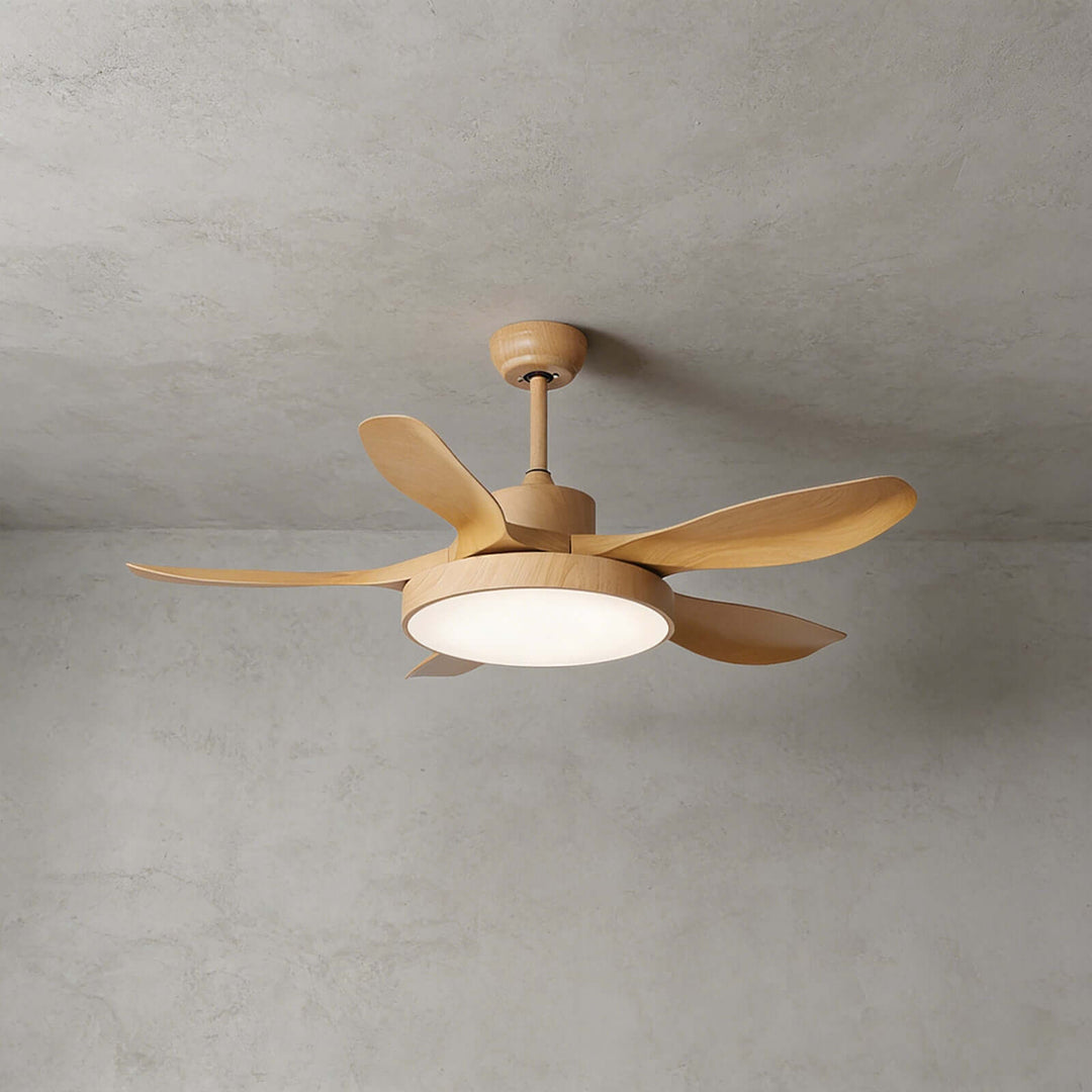 Xrylo Ceiling Fan Light-Scandinavian ABS Living Room Light